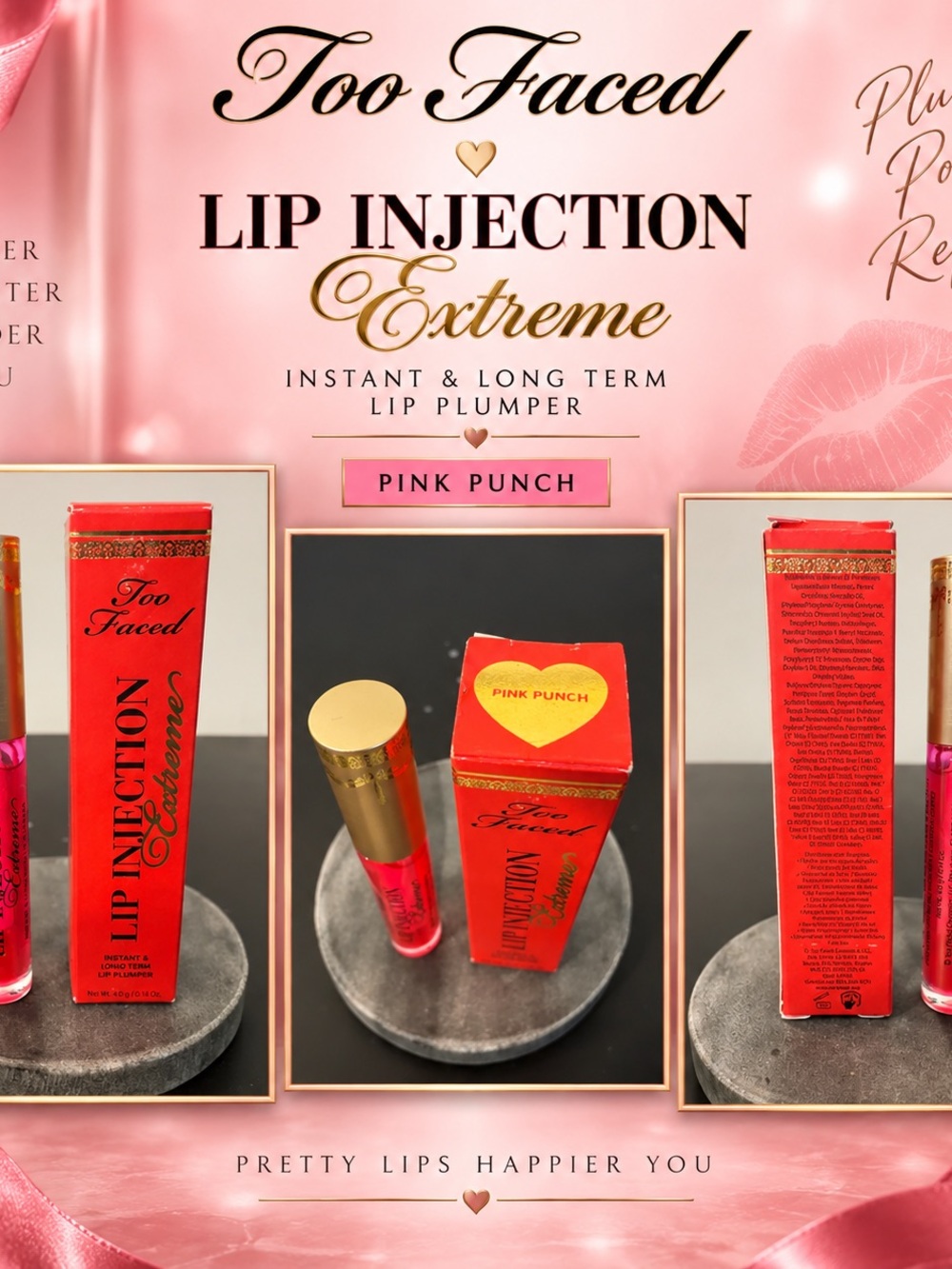 Too Faced Lip Injection Extreme Lip Plumper ā Pink Punch